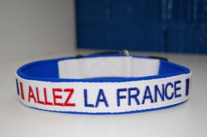 Fanhalsband FR "ALLEZ LA FRANCE"
