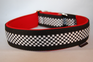 Checker-Flag Hundehalsband