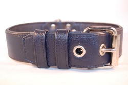 Lederhalsband 4 cm breit