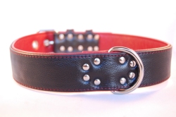 Lederhalsband 3 cm