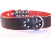 Lederhalsband 3 cm