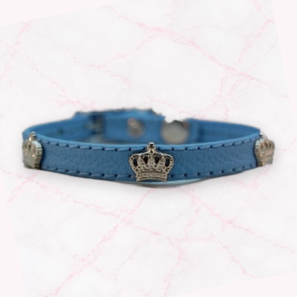 Lederhalsband 1 cm breit für kleine Hunde