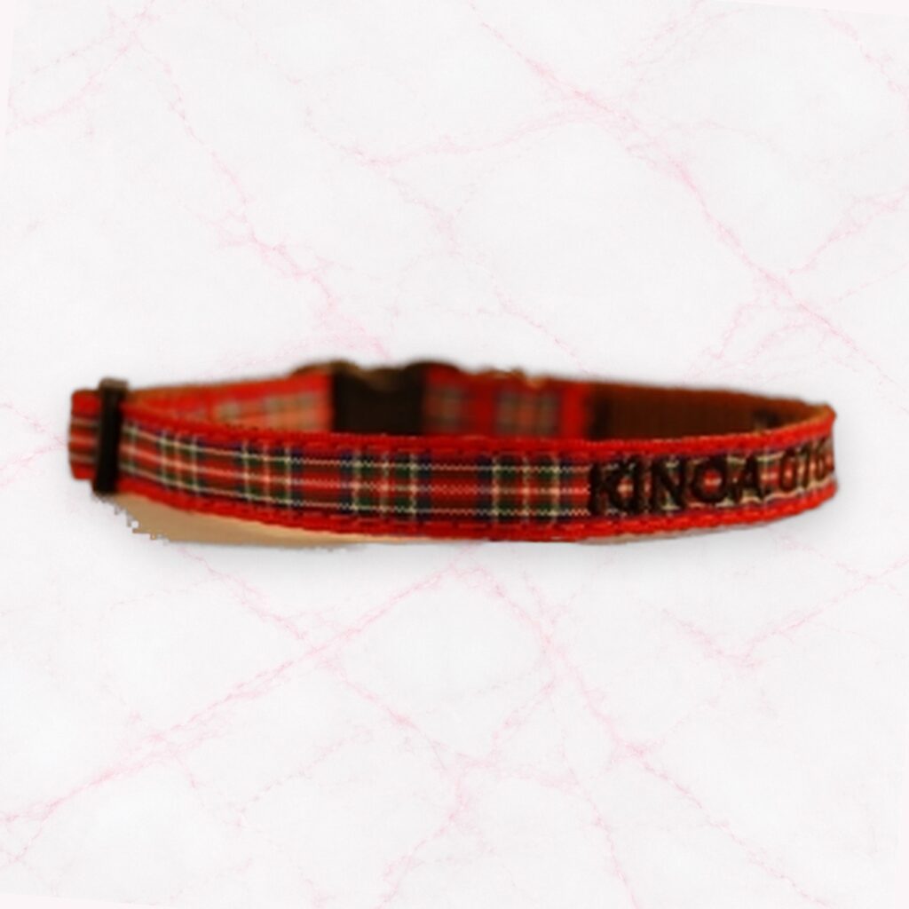 Katzenhalsband HIGHLANDER mit Bestickung