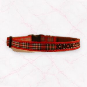 Katzenhalsband HIGHLANDER mit Bestickung