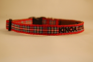 Katzenhalsband HIGHLANDER mit Bestickung