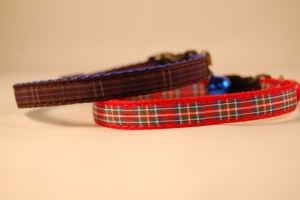 Katzenhalsband HIGHLANDER mit Bestickung