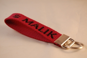 Schlüsselanhänger mit Wunschbestickung