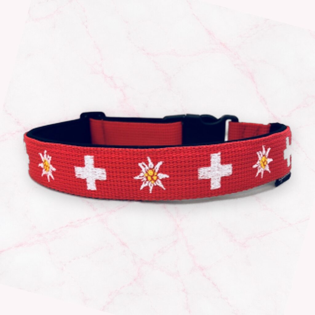 Hundehalsband Swiss Love