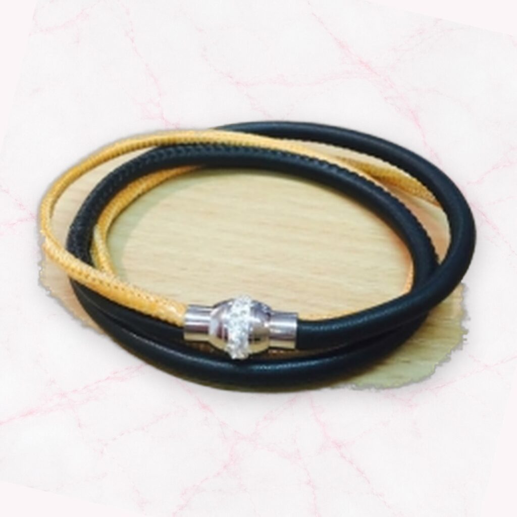 Armband orane/schwarz